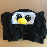 Cute Penguin Fleece Warm Hoodie Tracksuit for Women