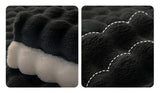 Thick Imitation Rabbit Fur Plush Sofa Slipcover