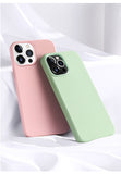 Luxury Liquid Silicone Phone Case for iPhone 11-16 Pro Max