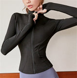 Women's Long Sleeve Sport Jacket for Gym & Casual Wear
