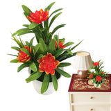Artificial Potted Plant - Yellow, Red, Orange, Pink, Purple