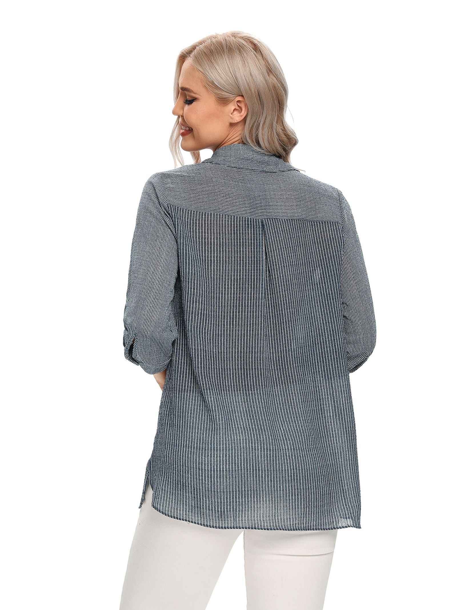 Women's Woven Casual Shirt for Spring and Summer