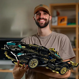 1638-Piece Racing Car Building Block Set