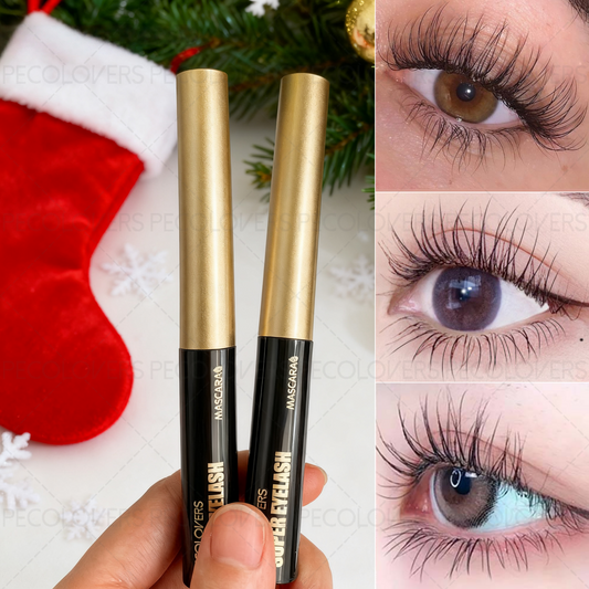 2PCS Waterproof Ultra-fine Brush Mascara for Thickening Eyelashes