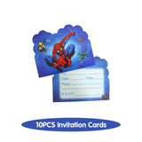 Spiderman Birthday Tableware Set for Kids