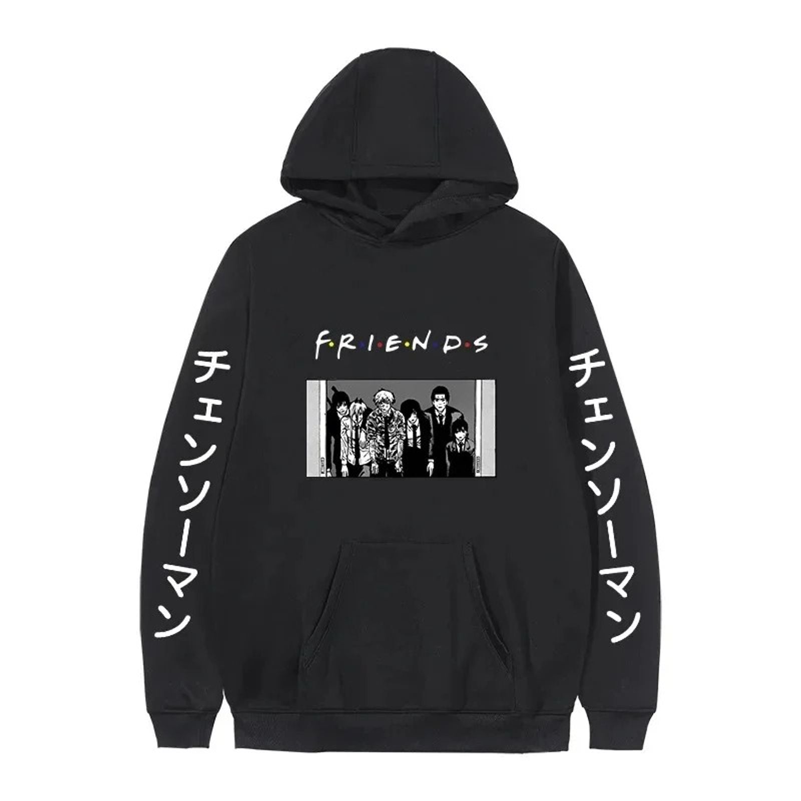 Chainsaw Man Oversized Fleece Hoodie for Men and Women