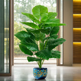 Lifelike 100cm Artificial Palm Tree with 18 Leaves