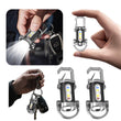 COB LED Keychain Flashlight - Ultralight & USB Rechargeable