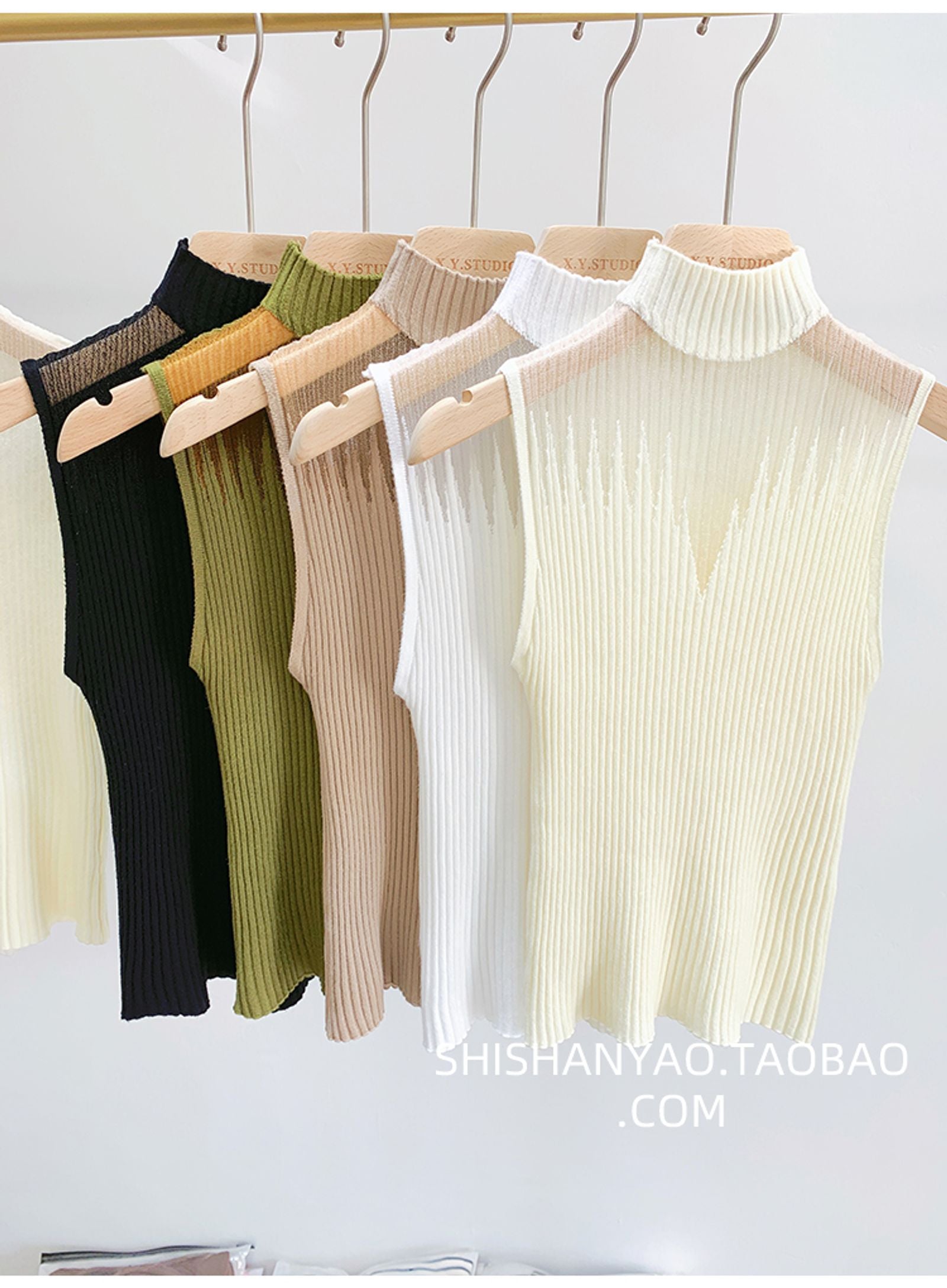 Y2K Mesh Knitted Tank Top for Women