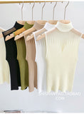 Y2K Mesh Knitted Tank Top for Women
