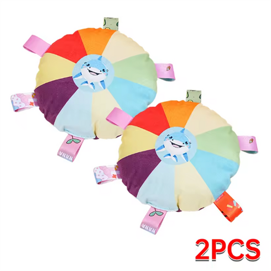 Hot Dog Plush Toy with Bell for Small Dogs