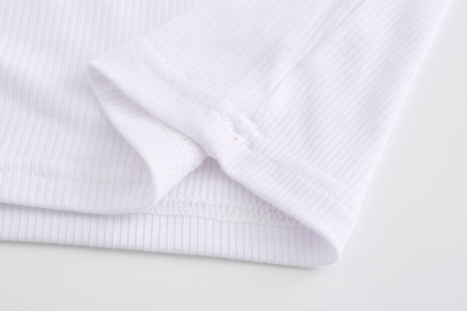 O Neck Knit Crop Top for Women - Casual Summer Style