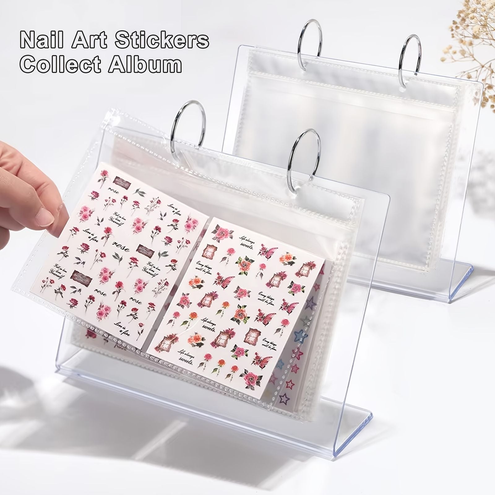 Transparent Dustproof Jewelry Storage Bag Rack
