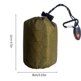 Waterproof Thermal Emergency Sleeping Bag - Portable Bivy Sack