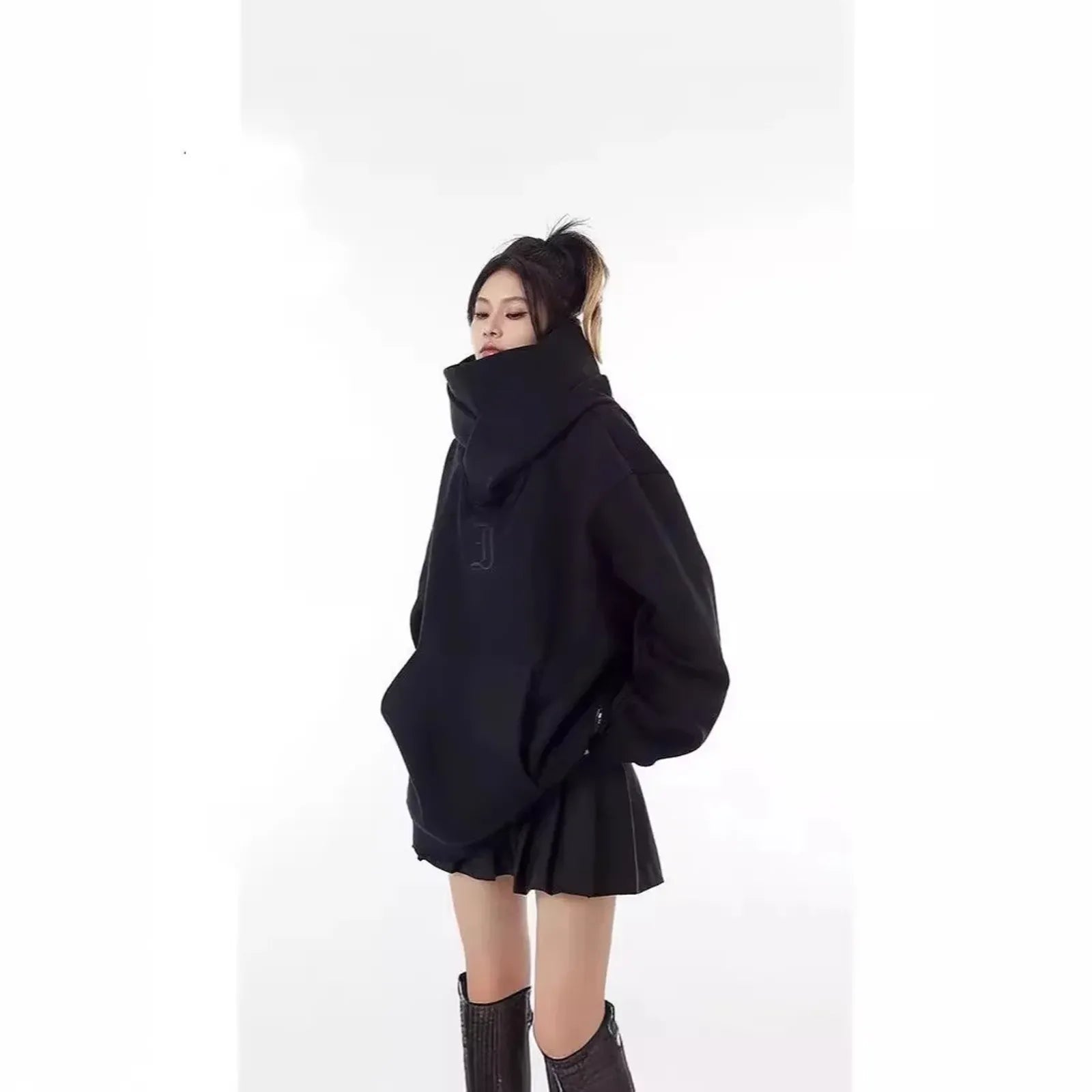 Plus Size Loose Hoodie Sweatshirt for Women