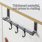 Wall-Mounted Kitchen Cabinet Towel Rack - Space-Saving Holder