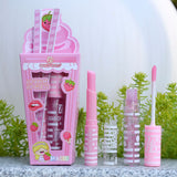 Cute Ice Cream Lip Gloss and Balm Set