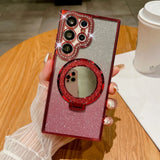 Luxury Clear Glitter MagSafe Case for Samsung Galaxy S22/S25
