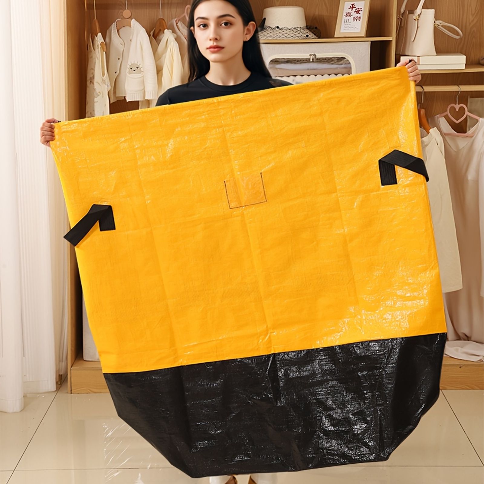 Heavy Duty Moving Bags - Large Storage Organizer