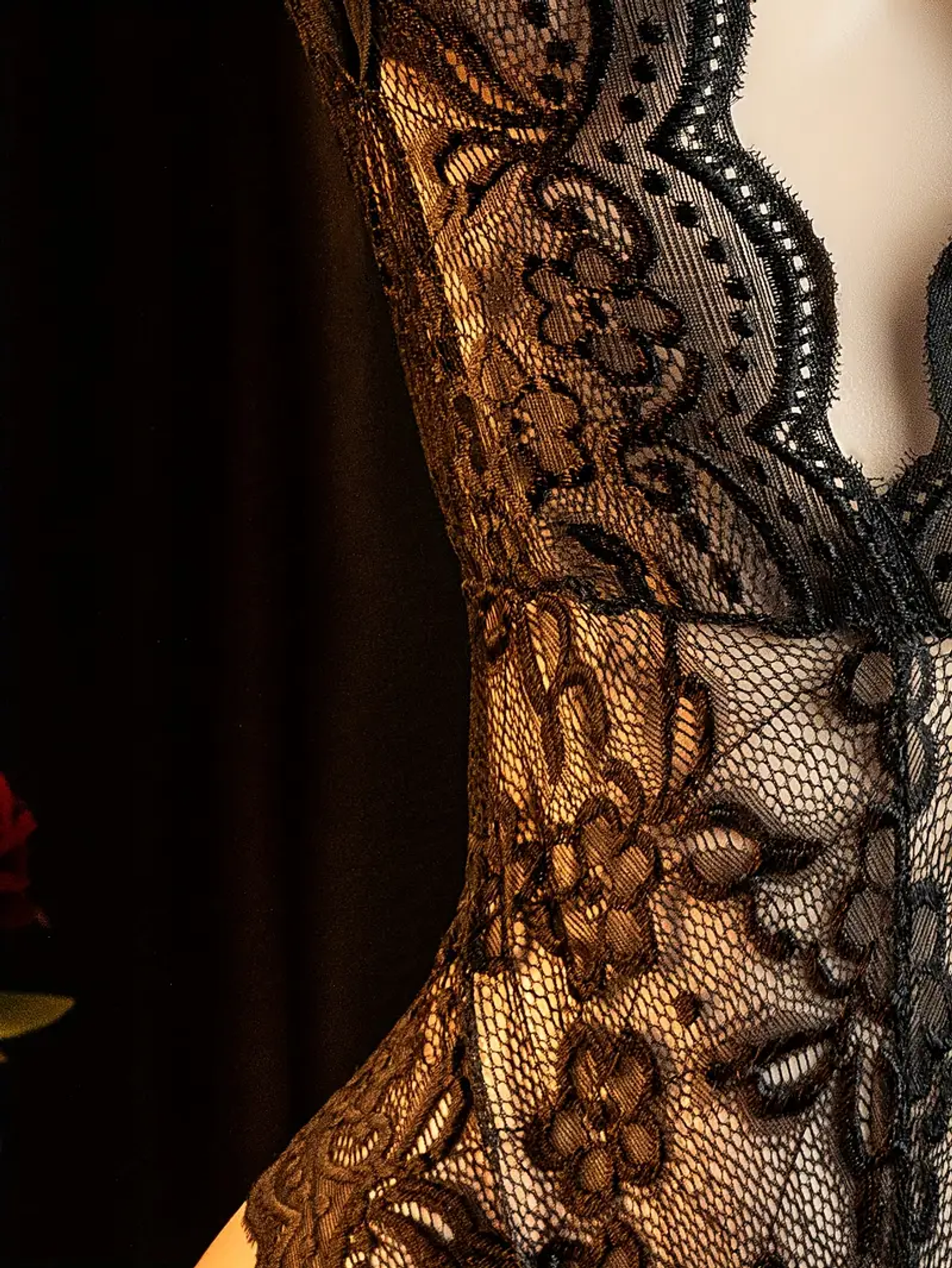 Summer Sleeveless Black No Crotch Bodysuit for Women