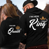 His Queen or Her King Couple Hoodies