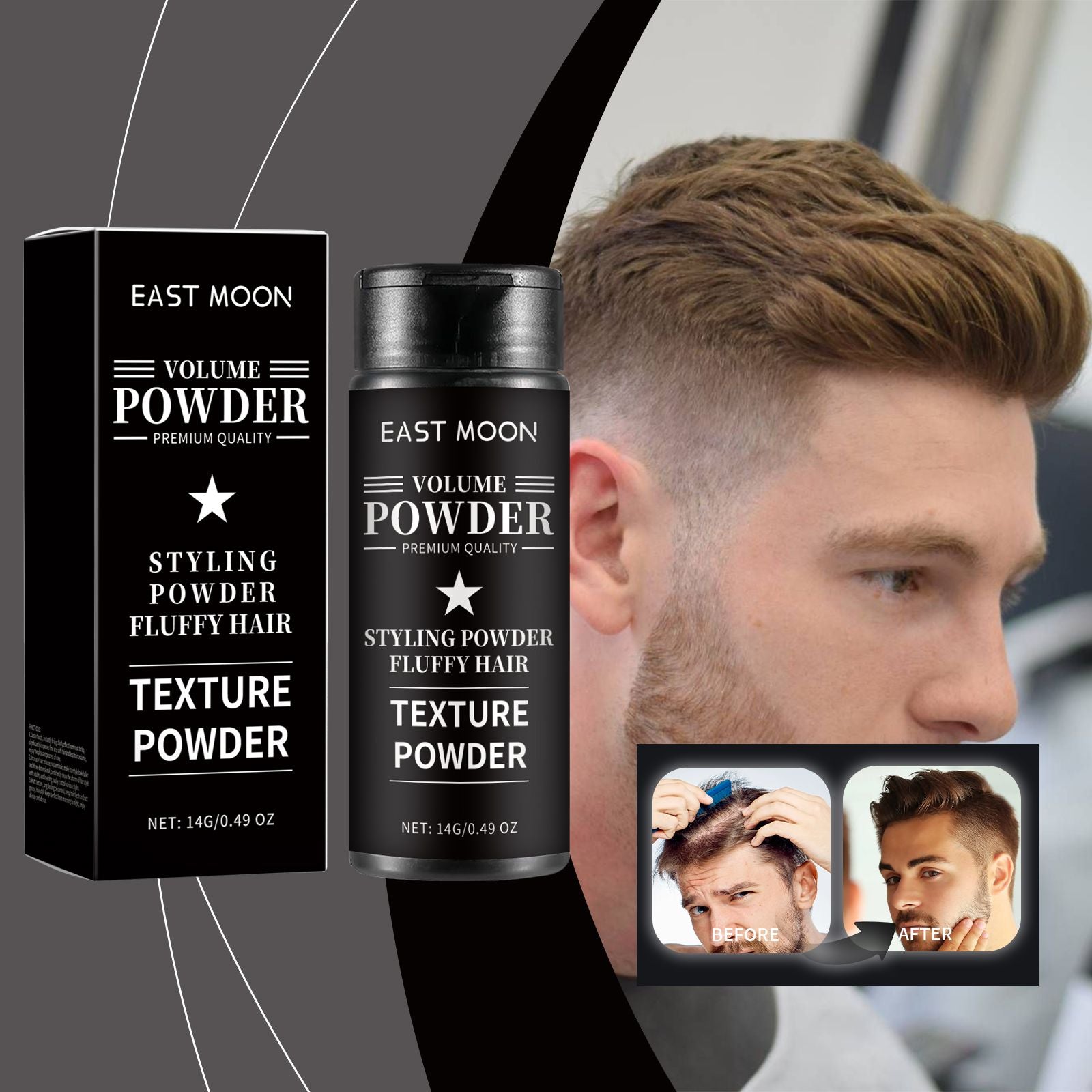 Hair Texture Powder for Beard Filling and Thickening