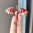 Enamel Dragon Brooch for Men and Women