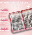 Large Capacity Individual Cluster False Eyelashes