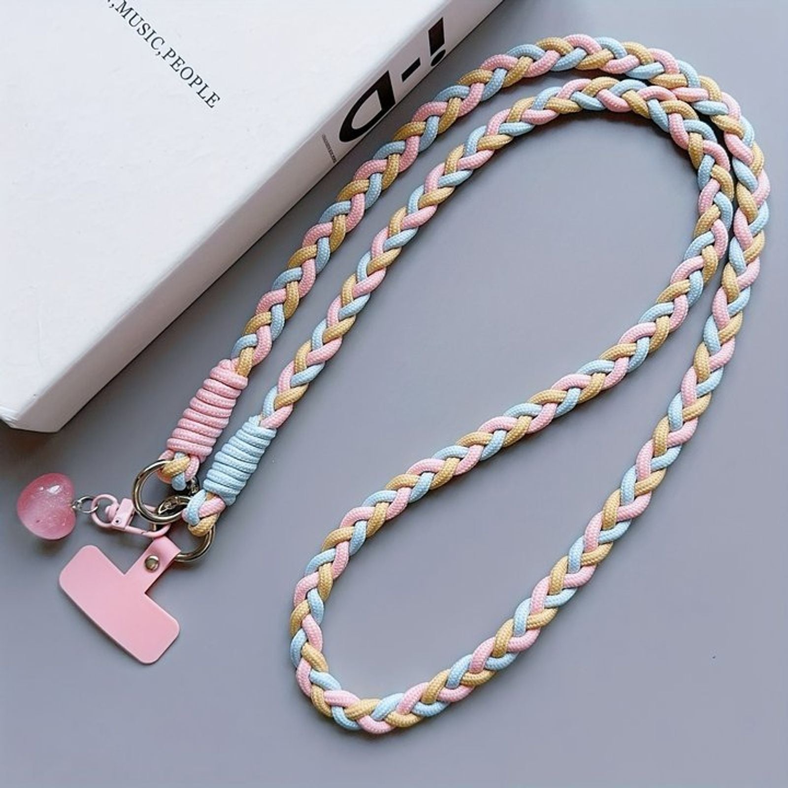 Creative Crossbody Phone Lanyard with Cartoon Pendant