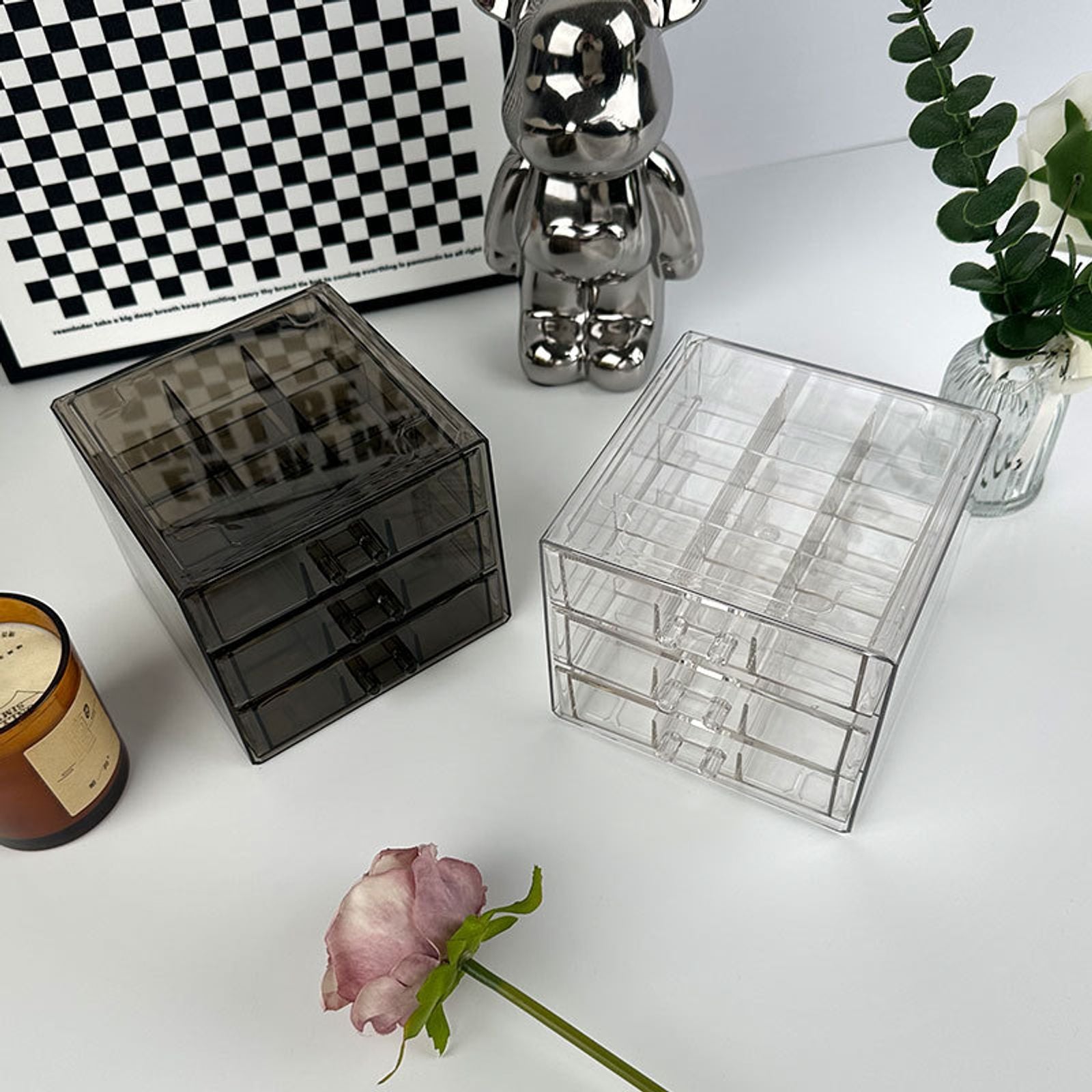 High-End Three Layer Jewelry Storage Box