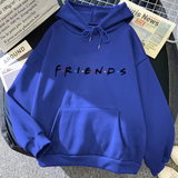 Women's Friends Print Hoodie Long Sleeve Pullover