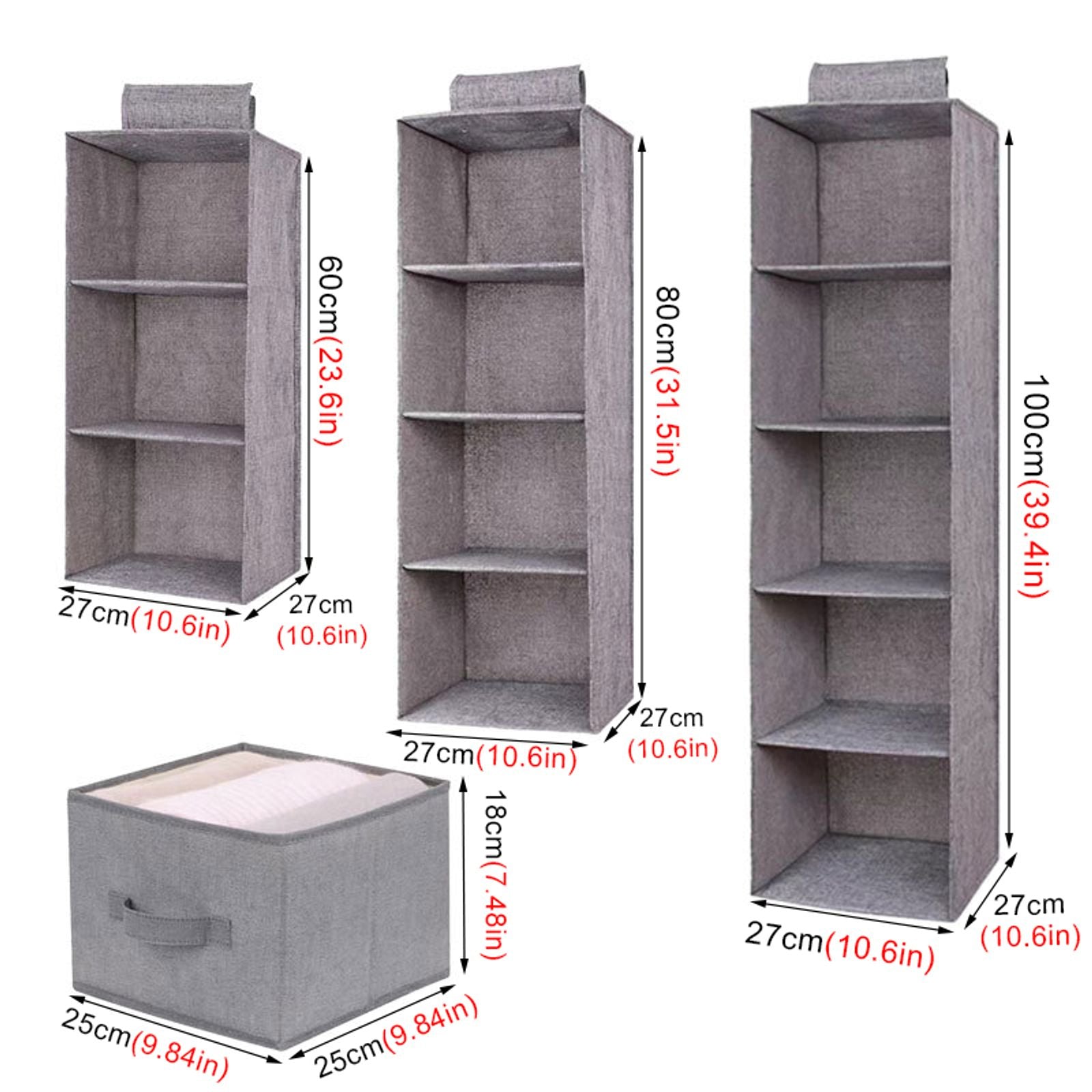 Collapsible Clothes Storage Organizer for Easy Closet Management