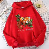 Funny Red Panda Hoodie for Men and Women