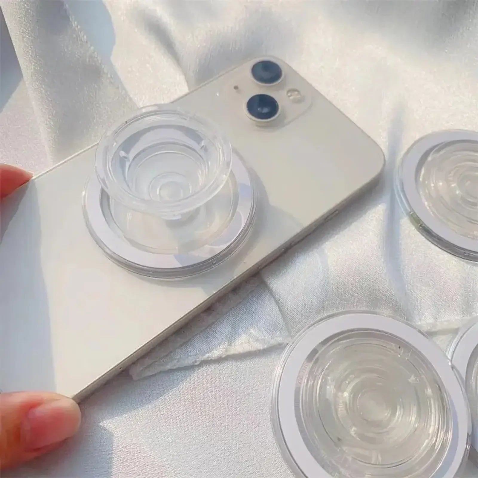 Magnetic Folding Phone Grip Holder for iPhone and Samsung