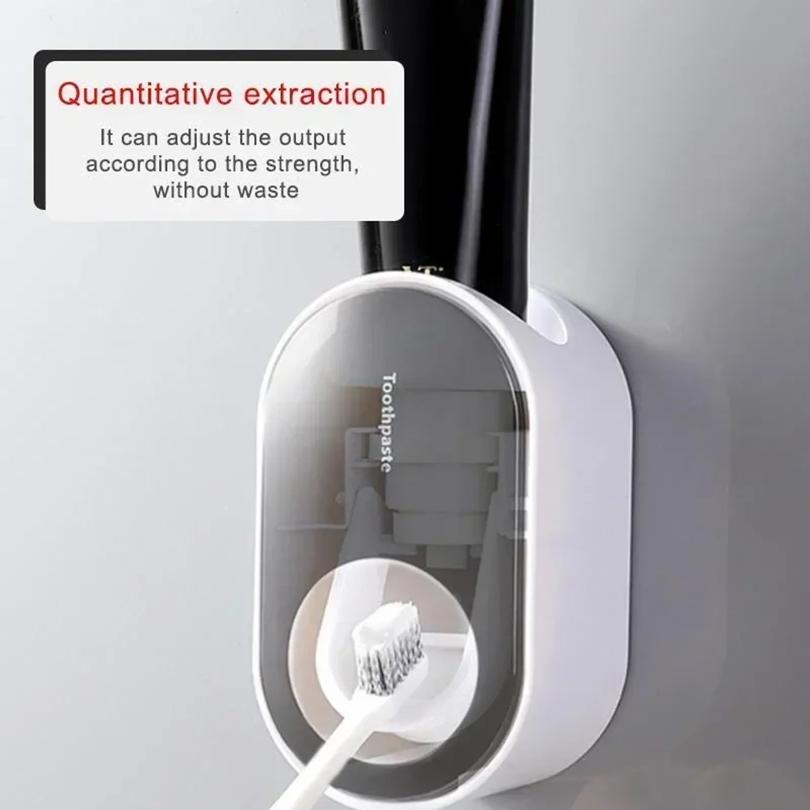 Toothpaste Squeezer Dispenser Holder - Wall Mount