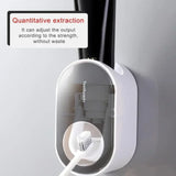 Toothpaste Squeezer Dispenser Holder - Wall Mount