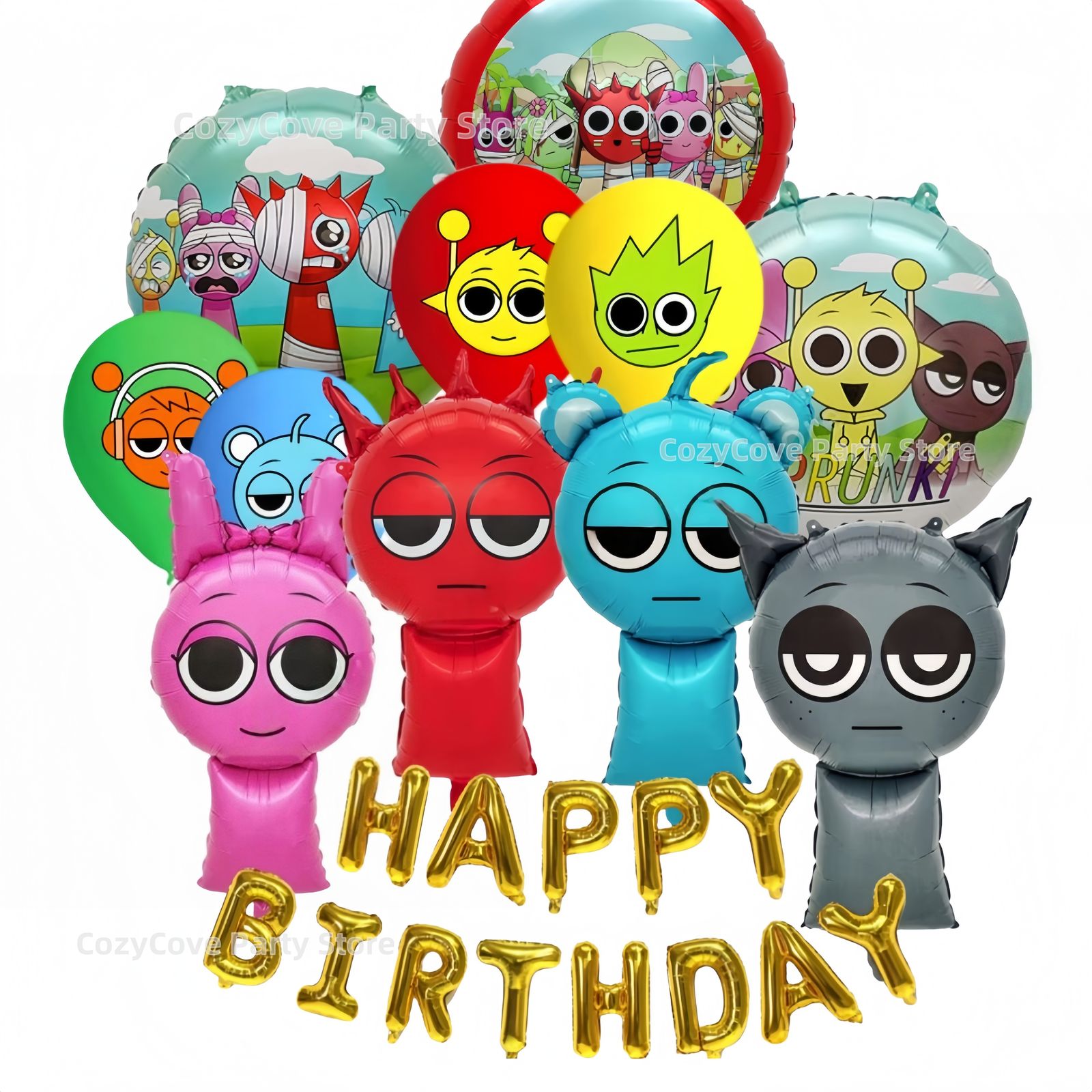Incredibox Balloon Set for Birthday Party Decorations