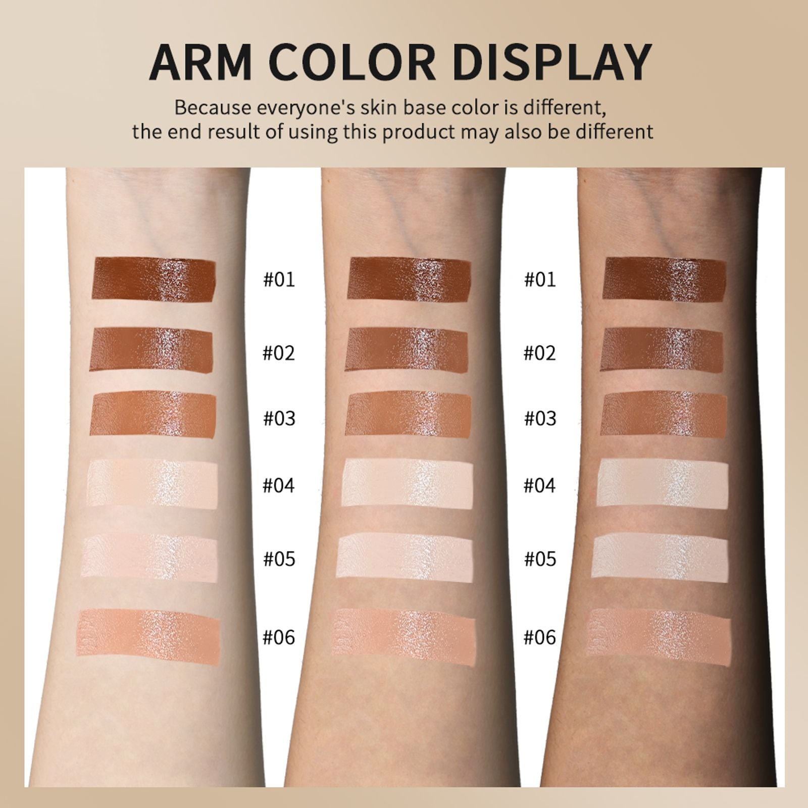 Skin Tint Foundation Stick - 6 Color Options