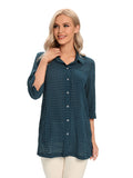 Fashionable Woven Casual Shirt for Women in Spring & Autumn
