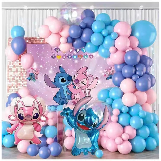Disney Lilo & Stitch 123-Piece Birthday Balloon Set