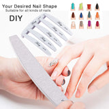 10 Pcs Nail File Buffer Set with Various Grit
