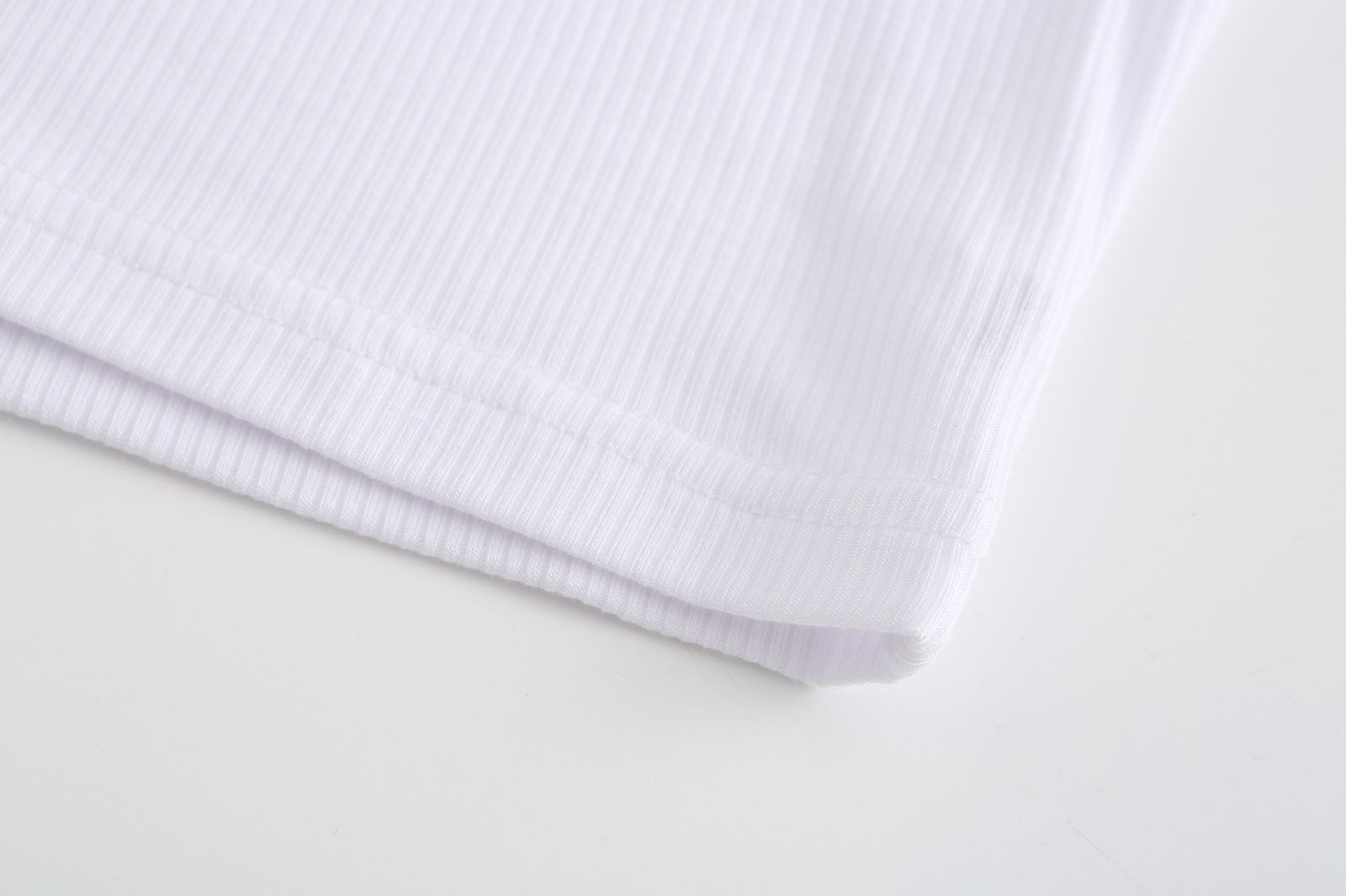 O Neck Knit Crop Top for Women - Casual Summer Style