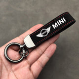 Suede Keychain Ring for MINI Cooper