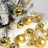 44Pcs Christmas Ball Ornaments for Home Decor