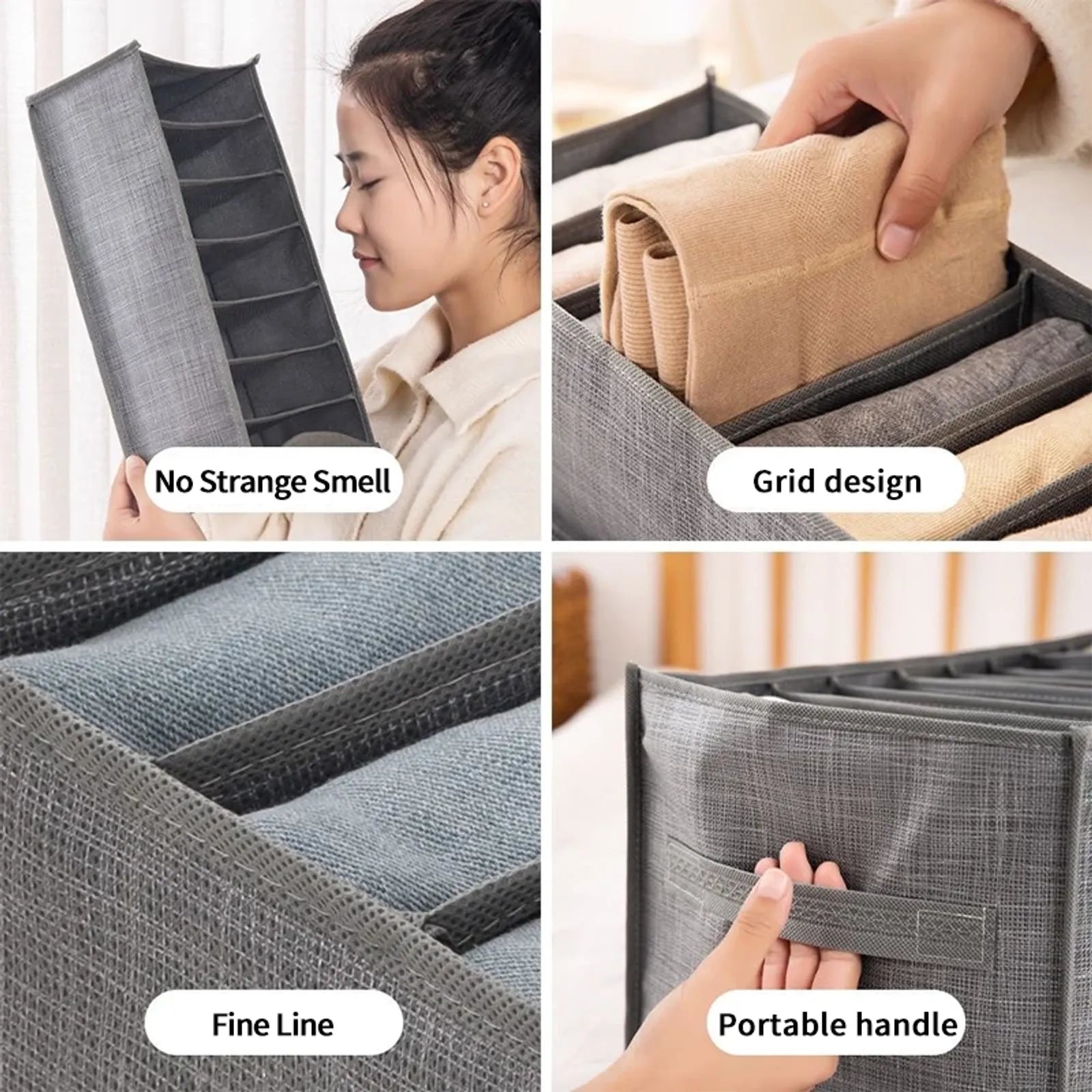 Pants and Jeans Storage Box - Organizer for Underwear and Socks