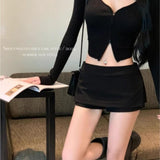 Fashionable A-Line Suit Skirt Pants for Women