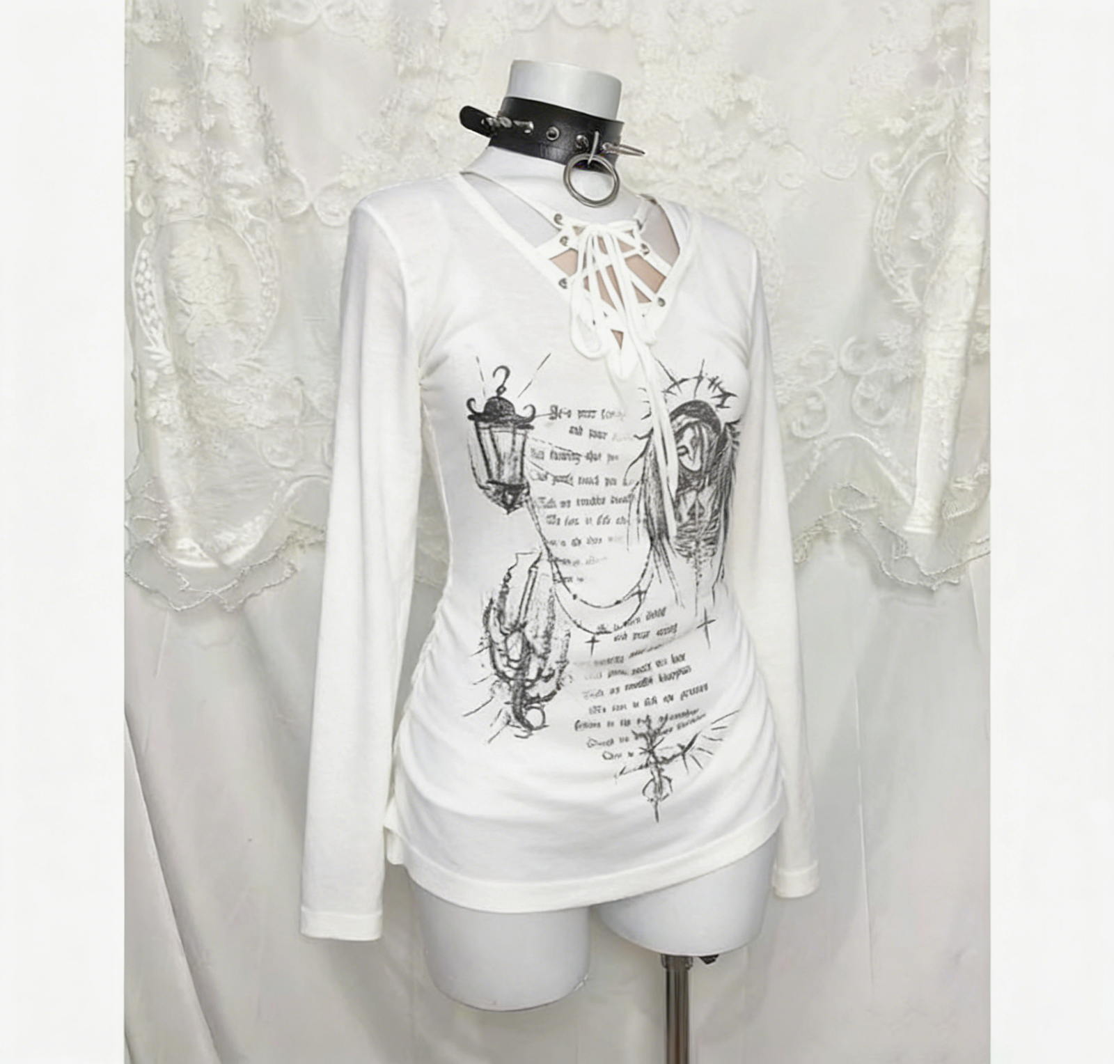 Women's Summer V-neck Tunic T-shirt - Pink Print Crop Top