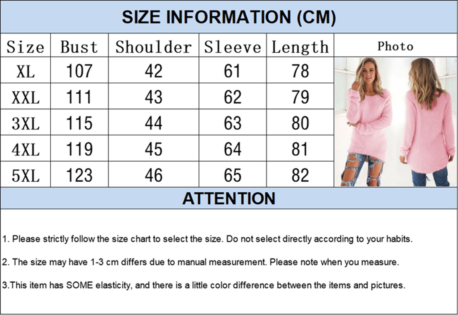 Plus Size Women's Warm Knitted Pullover Sweater
