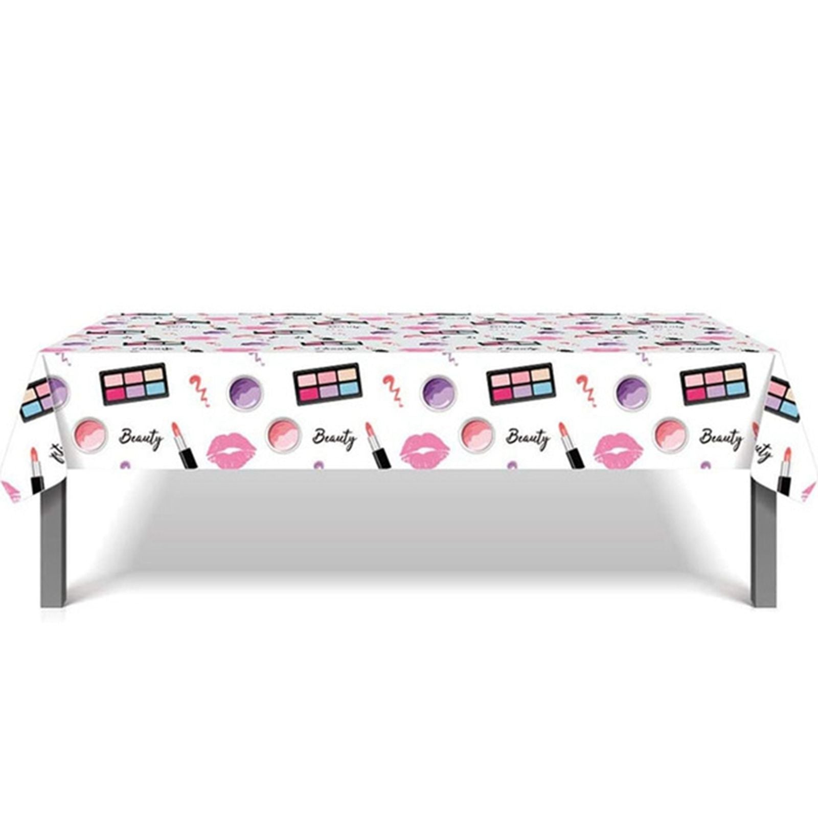 Makeup Birthday Disposable Tableware for Spa Parties