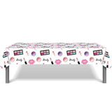 Makeup Birthday Disposable Tableware for Spa Parties